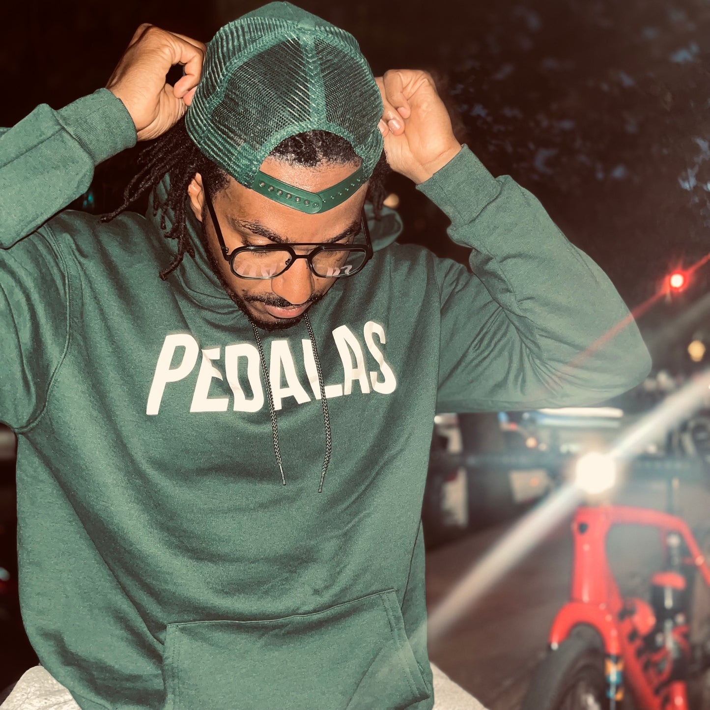 PEDALAS Hoodie - Dark Green